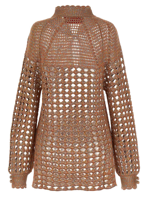 Valentino Garavani Multicolor Linen Cardigan