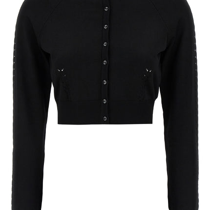 Dolce & Gabbana Black Viscose Cardigan