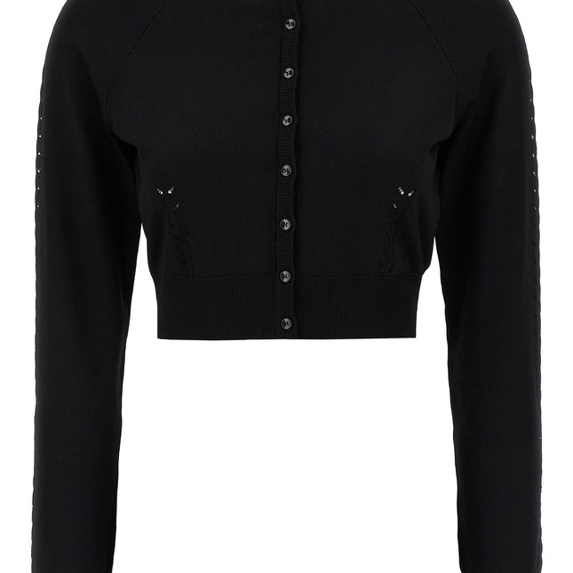 Dolce & Gabbana Black Viscose Cardigan