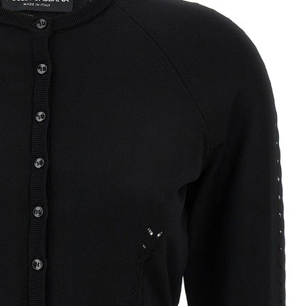 Dolce & Gabbana Black Viscose Cardigan