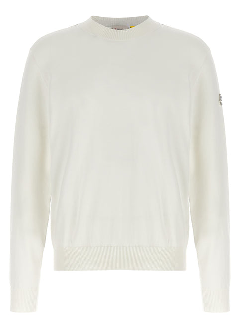 MONCLER GENIUS White Cotton Cardigan