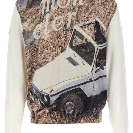 MONCLER GENIUS White Cotton Cardigan