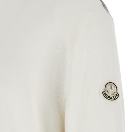 MONCLER GENIUS White Cotton Cardigan