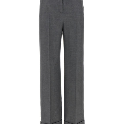 Valentino Garavani Gray Virgin Wool Dress Pants