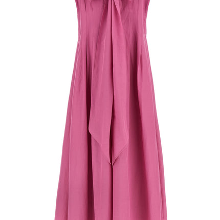 'S Max Mara Multicolor Ramie Long Dress