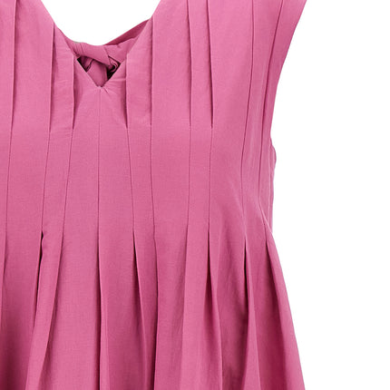'S Max Mara Multicolor Ramie Long Dress