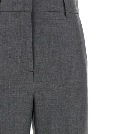 Valentino Garavani Gray Virgin Wool Dress Pants