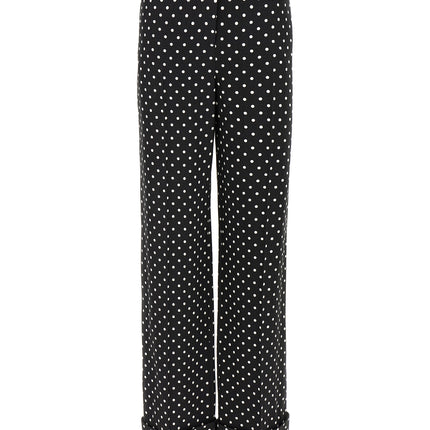 Valentino Garavani Bicolor Viscose Casual Pants
