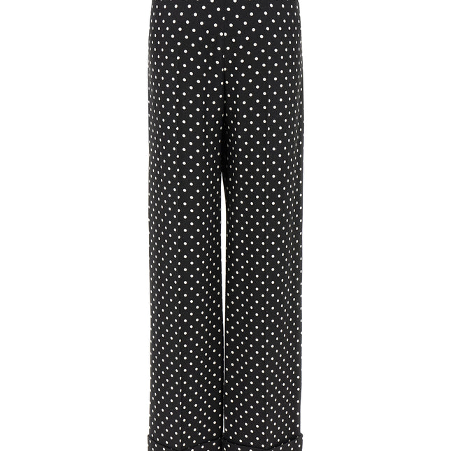 Valentino Garavani Bicolor Viscose Casual Pants