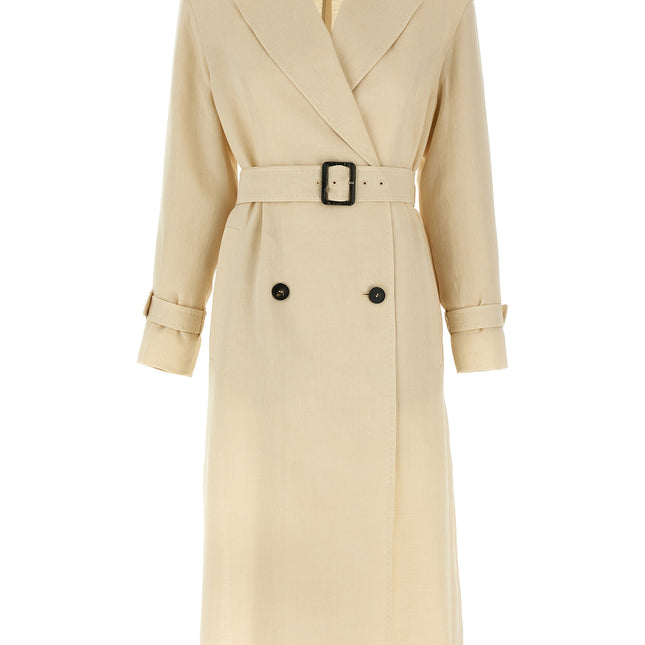 Max Mara Beige Flax Coat