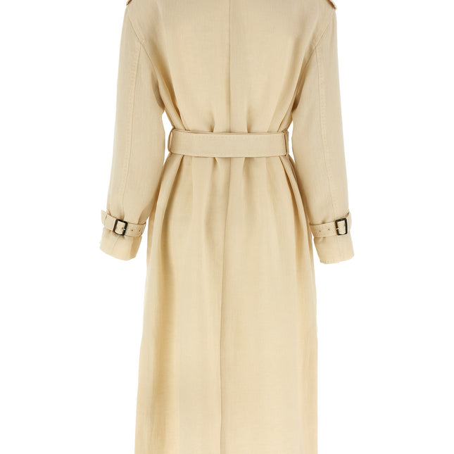 Max Mara Beige Flax Coat
