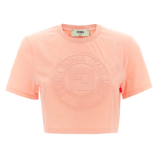 Fendi Multicolor Cotton T-Shirt