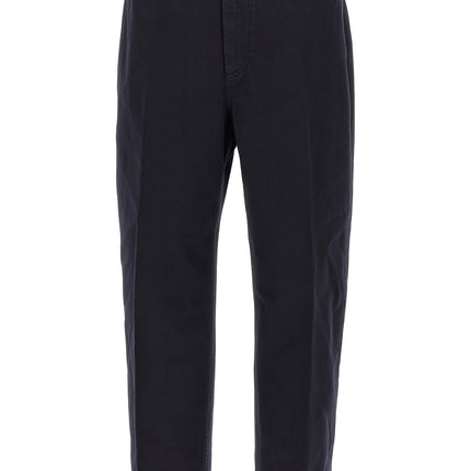 Thom Browne Blue Cotton Casual Pants