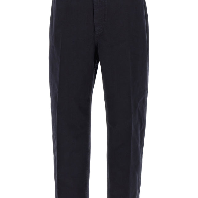 Thom Browne Blue Cotton Casual Pants
