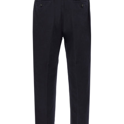 Thom Browne Blue Cotton Casual Pants