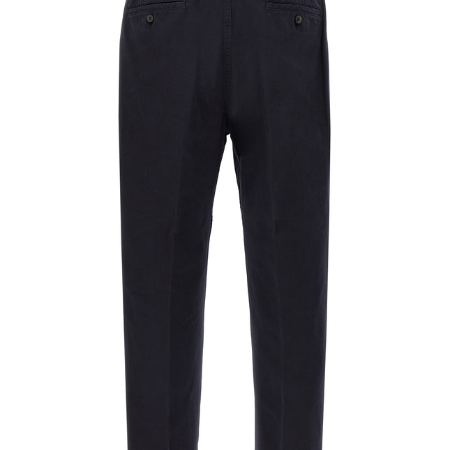 Thom Browne Blue Cotton Casual Pants