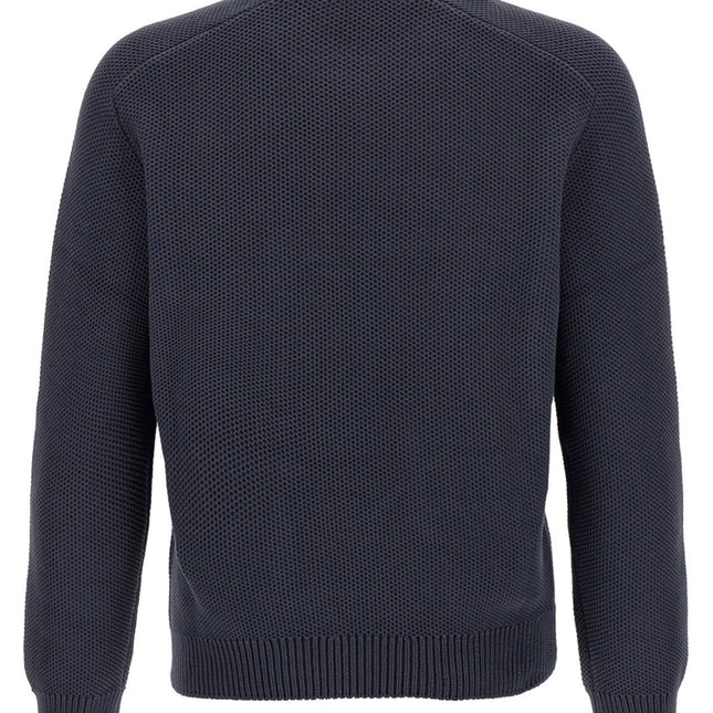 Maison Kitsuné Gray Cotton Cardigan