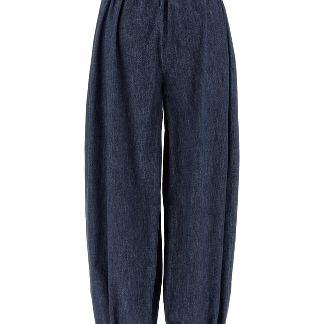 Valentino Garavani Blue Cotton Pants