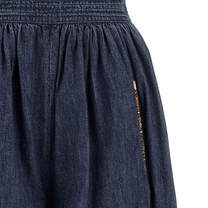 Valentino Garavani Blue Cotton Pants