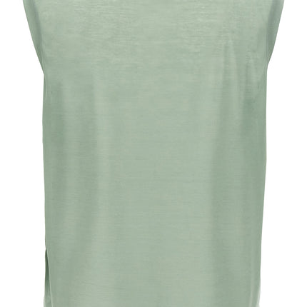 Victoria Beckham Bicolor Cotton Sleeveles T-Shirt