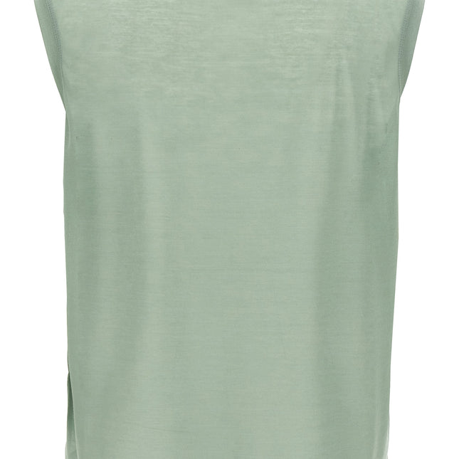 Victoria Beckham Bicolor Cotton Sleeveles T-Shirt
