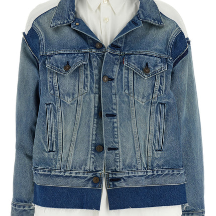 Junya Watanabe Multicolor Cotton Denim Jacket