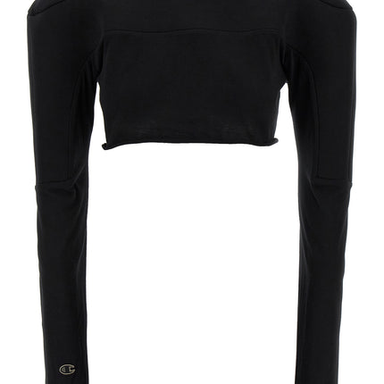 Rick Owens Black Cotton Cardigan