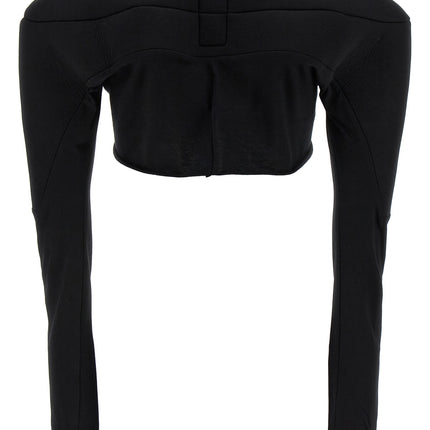 Rick Owens Black Cotton Cardigan