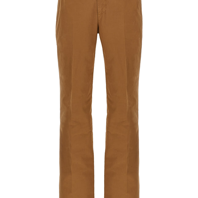 Alexander McQueen Brown Cotton Chino Pants