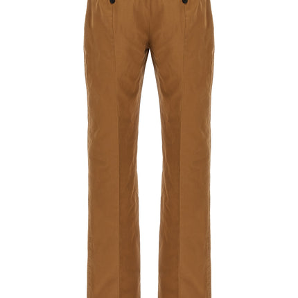 Alexander McQueen Brown Cotton Chino Pants