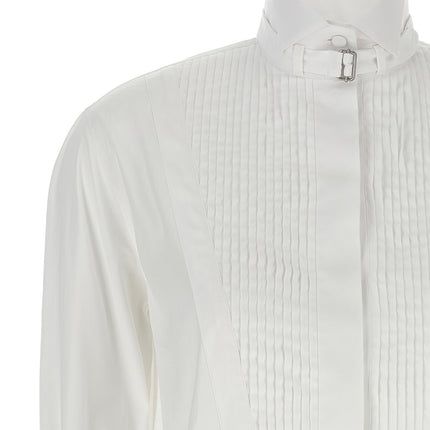 Alexander McQueen White Cotton Blouse