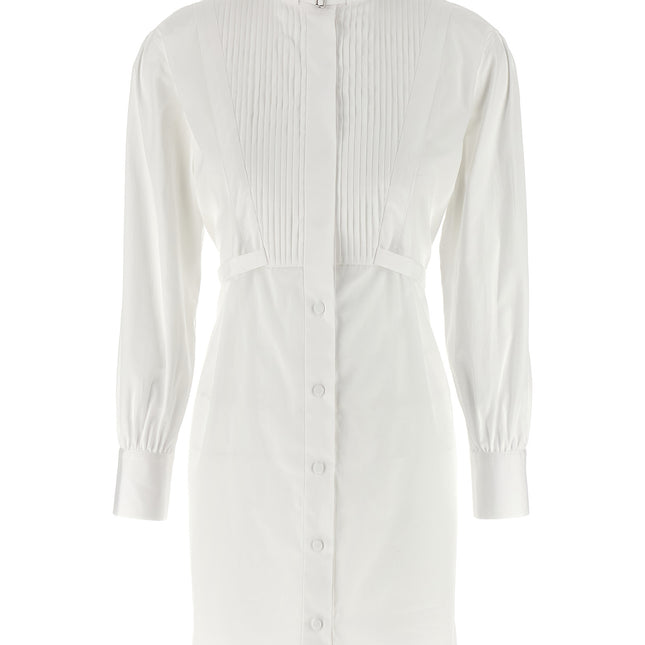 Alexander McQueen White Cotton Midi Dress