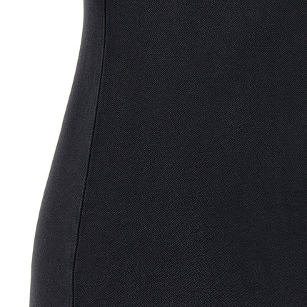 Balenciaga Black Cotton Short Dress