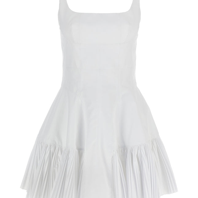 Giovanni Bedin White Polyester Short Dress