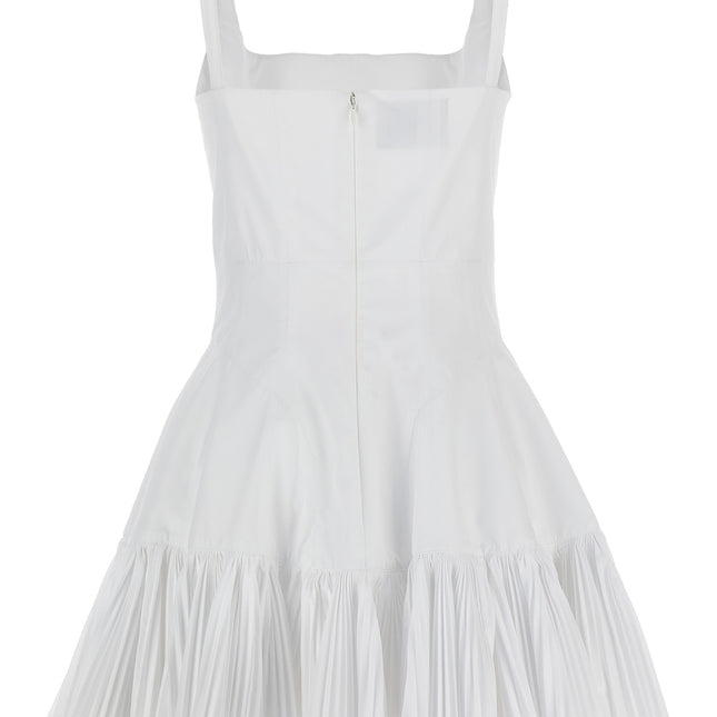 Giovanni Bedin White Polyester Short Dress