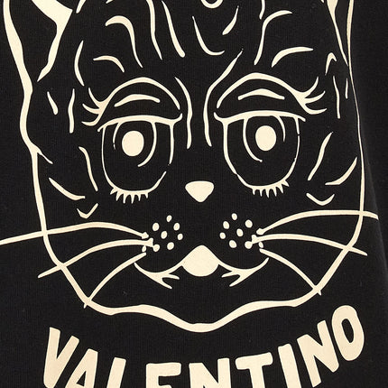 Valentino Garavani Black Cotton Sweatshirt