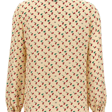 Valentino Garavani Beige Silk Blouse