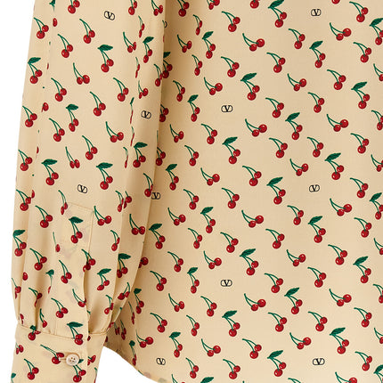 Valentino Garavani Beige Silk Blouse