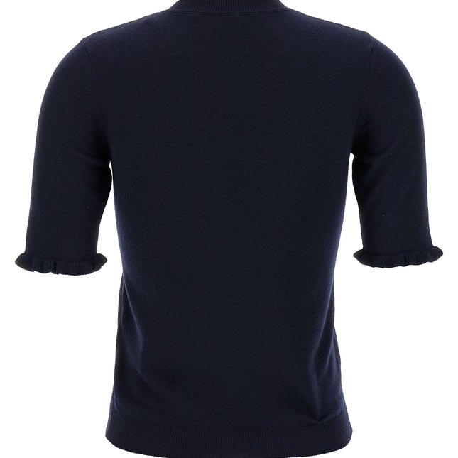 Valentino Garavani Blue Virgin Wool Sweatshirt