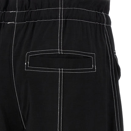Ganni Black Viscose Casual Pants