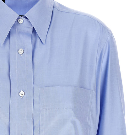 Brioni Blue Cotton Blouse