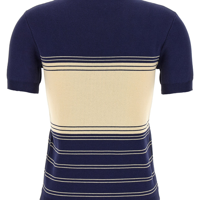 Valentino Garavani Blue Cotton T-Shirt