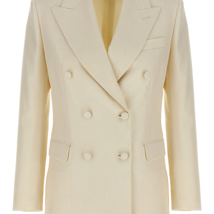 Brioni White Wool Blazer