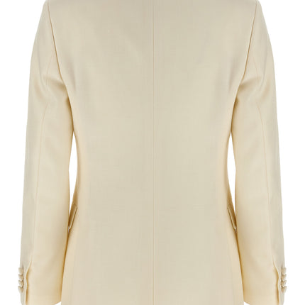 Brioni White Wool Blazer