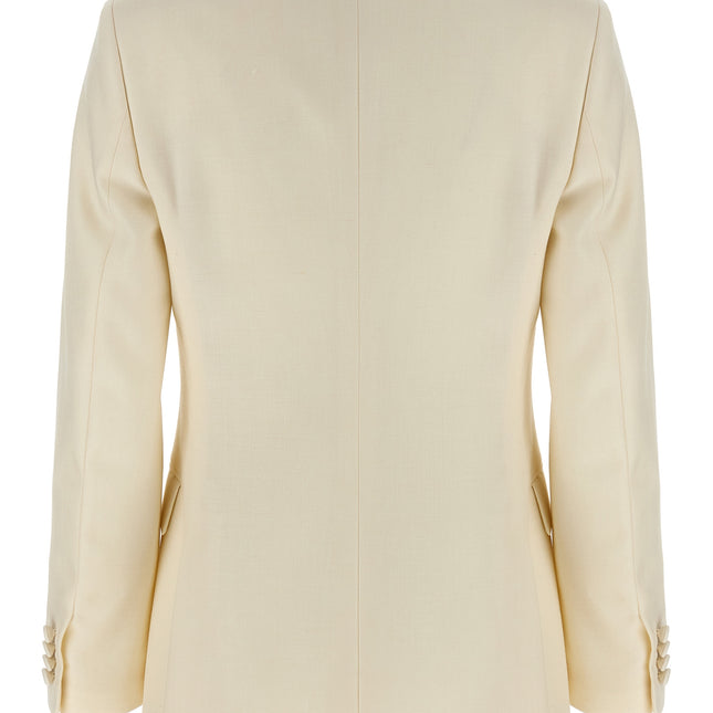 Brioni White Wool Blazer