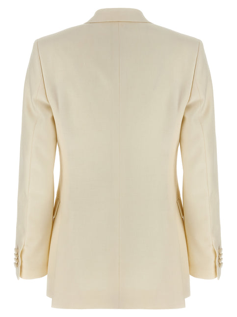 Brioni White Wool Blazer