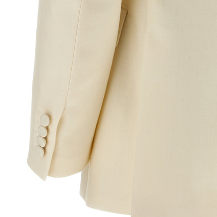 Brioni White Wool Blazer