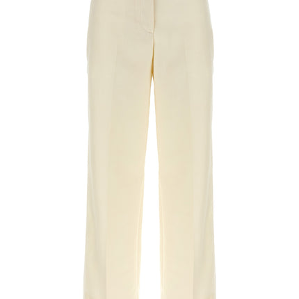 Brioni White Wool Dress Pants