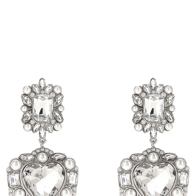 Self-Portrait Silver Cotton Earrings