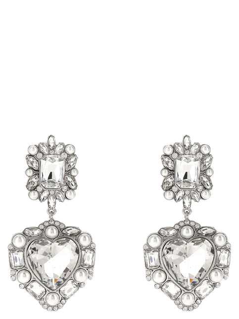 Self-Portrait Silver Cotton Earrings